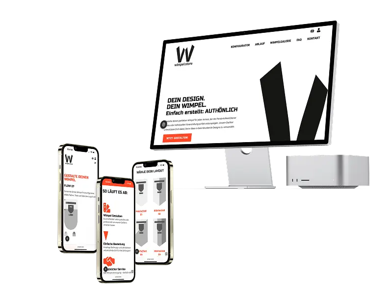 Strategischer Web- &n Shopauftritt für wimpel.store mit klarer Struktur